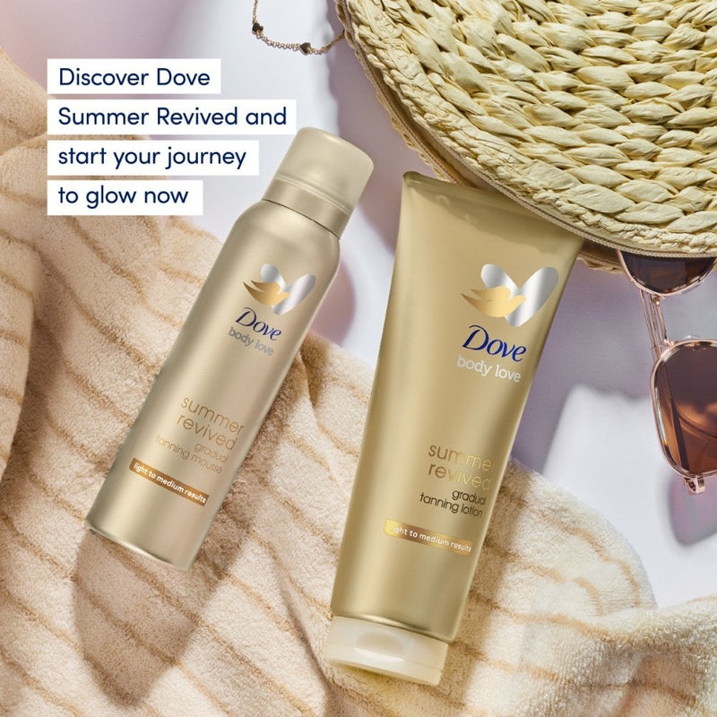 Dove gradual tan