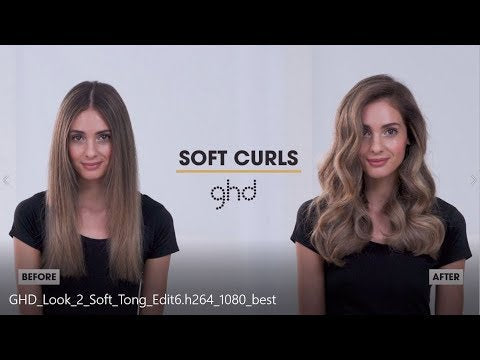 ghd Curve Soft Styling Curl Tong Black 32mm