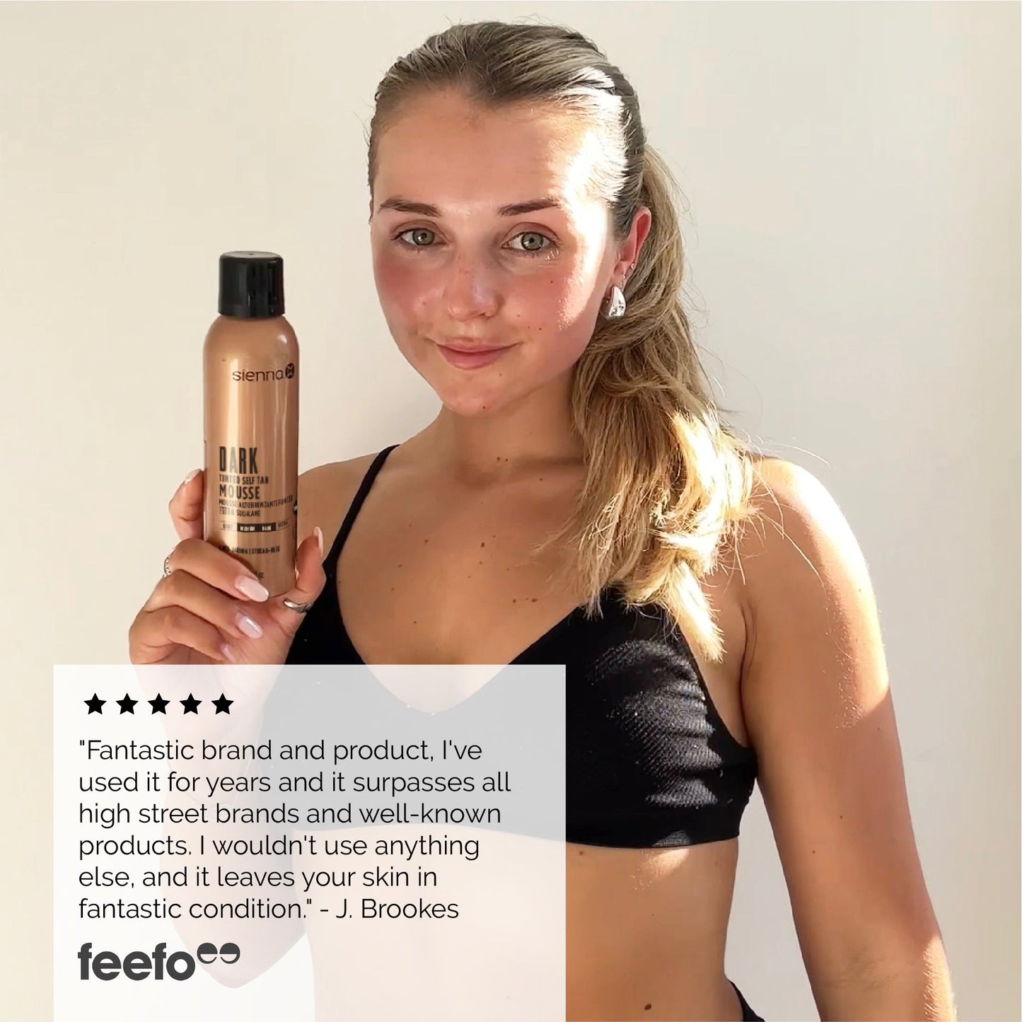 Sienna X Q10 Tinted Self Tan Mousse 200ml