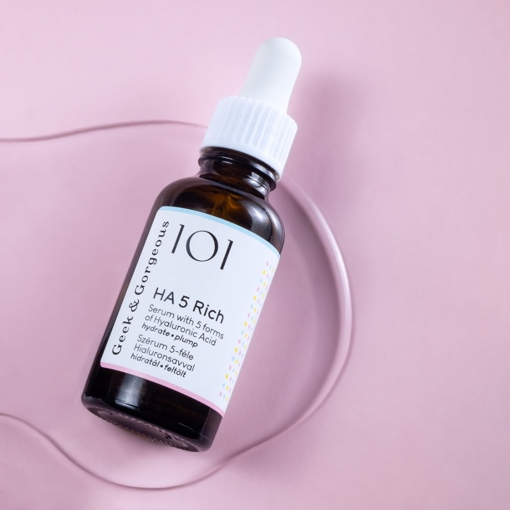 Geek & Gorgeous 101 HA 5 Rich Hyaluronic Acid Serum 30ml