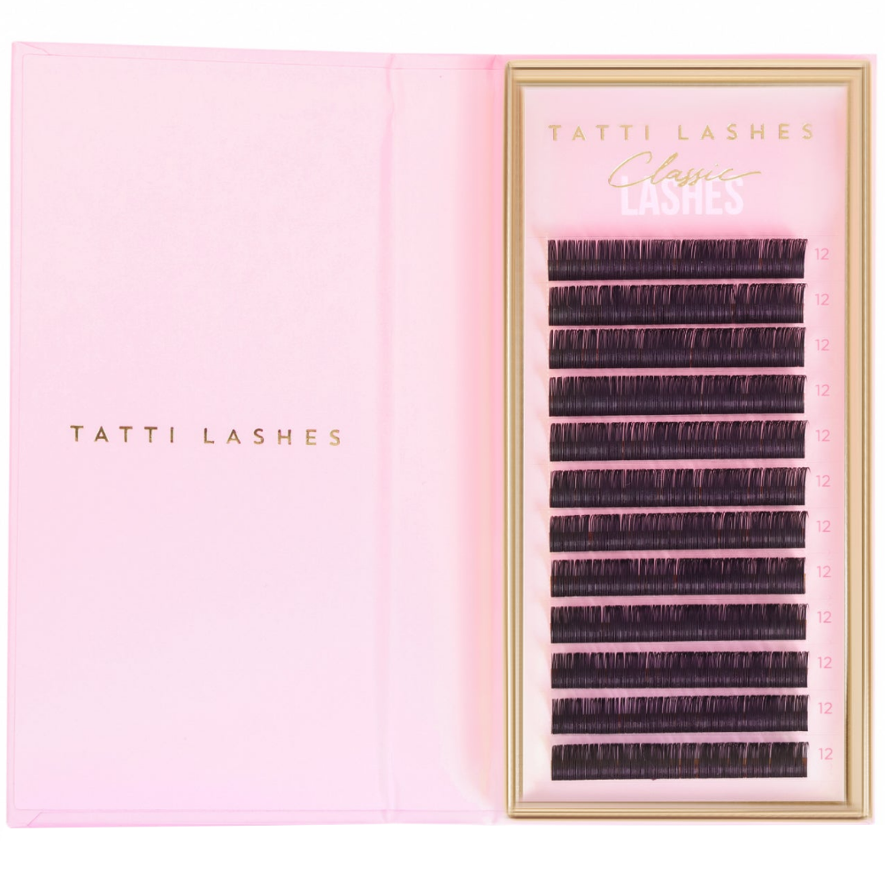 Tatti Lashes 10mm C Curl 0.15 Classic Individual Lashes Black