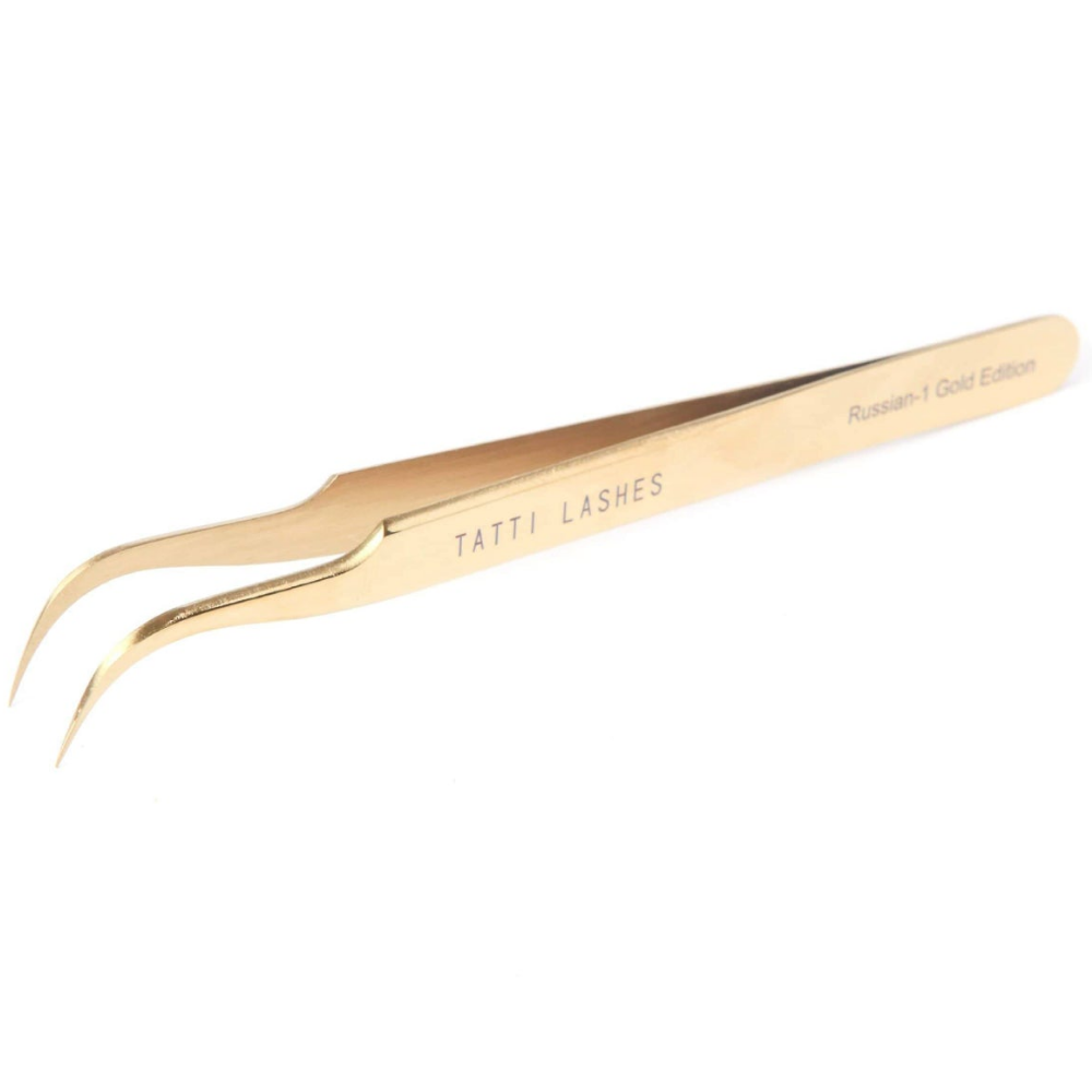 Tatti Lashes Russian 1 Gold Edition Tweezers