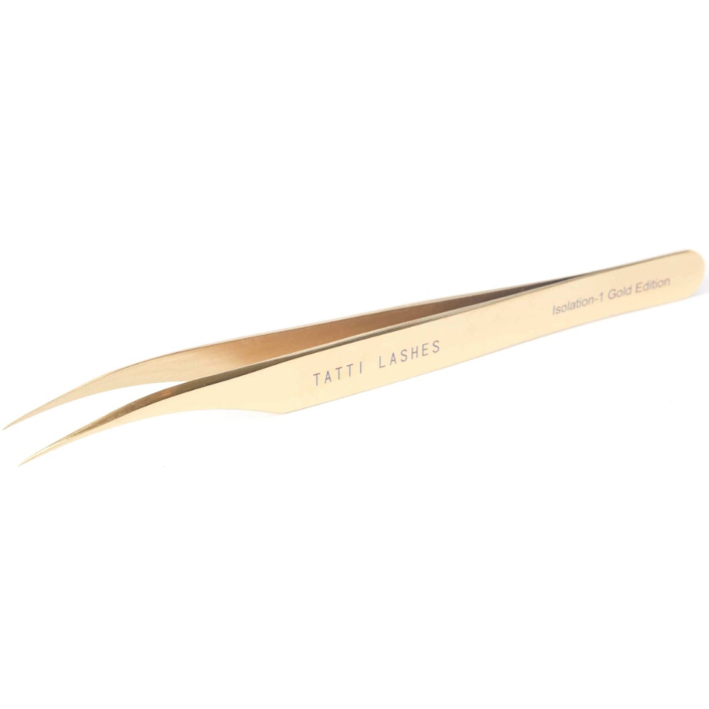 Tatti Lashes Isolation 1 Gold Edition Tweezers