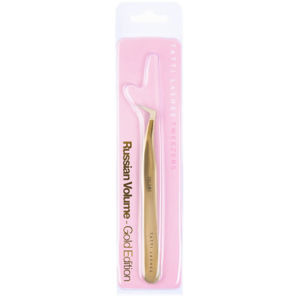 Tatti Lashes Russian Volume Gold Edition Tweezers