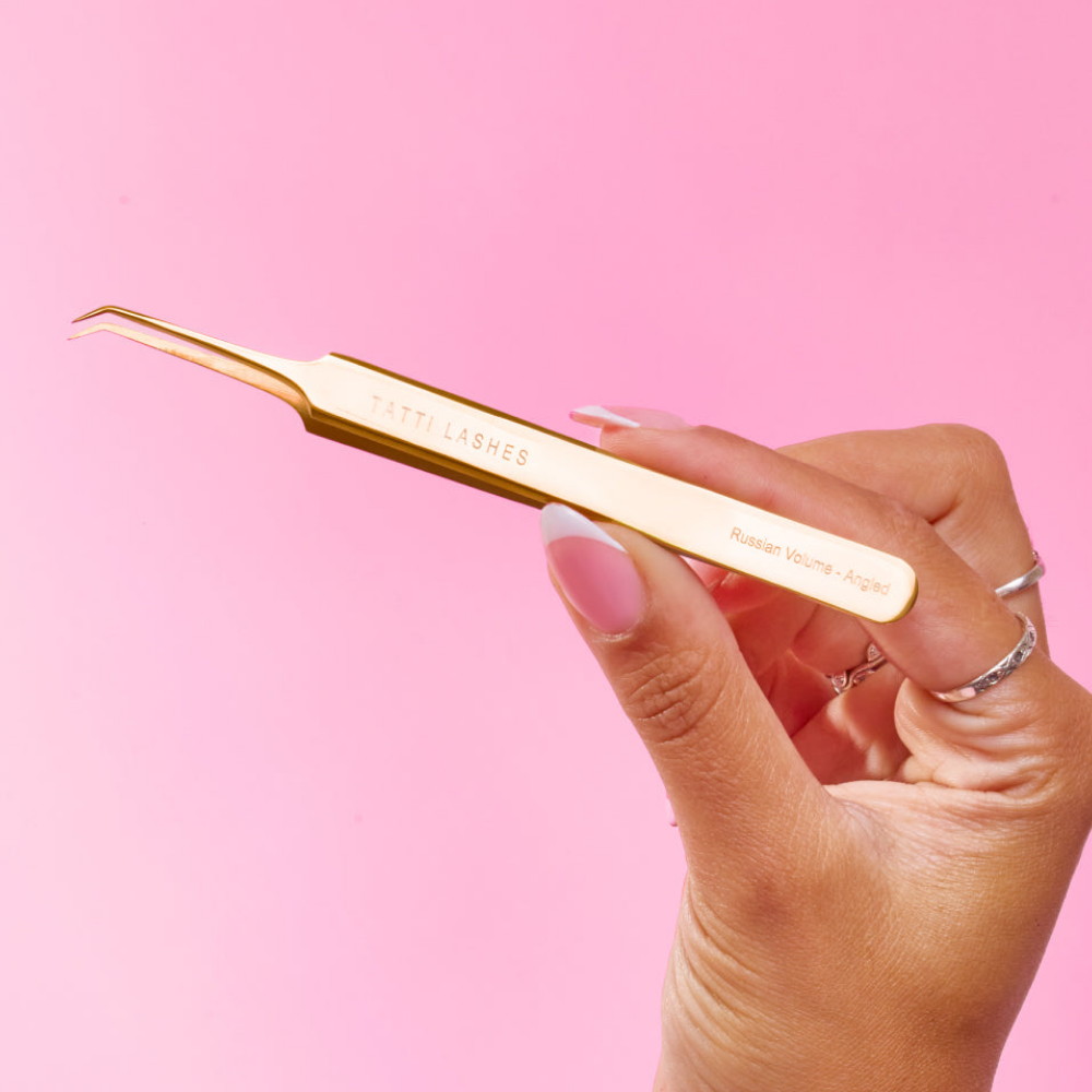 Tatti Lashes Russian Volume Angled Tweezers