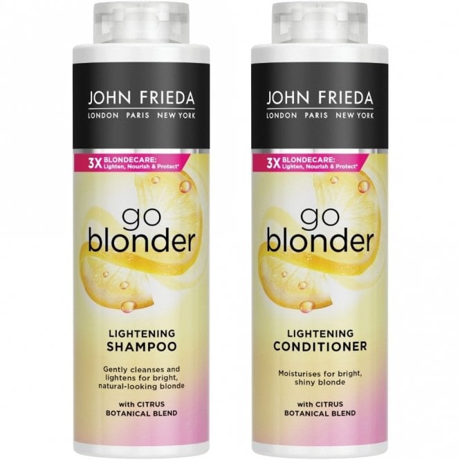 John Frieda Go Blonder Lightening Shampoo & Conditioner Twin 2 x 500ml
