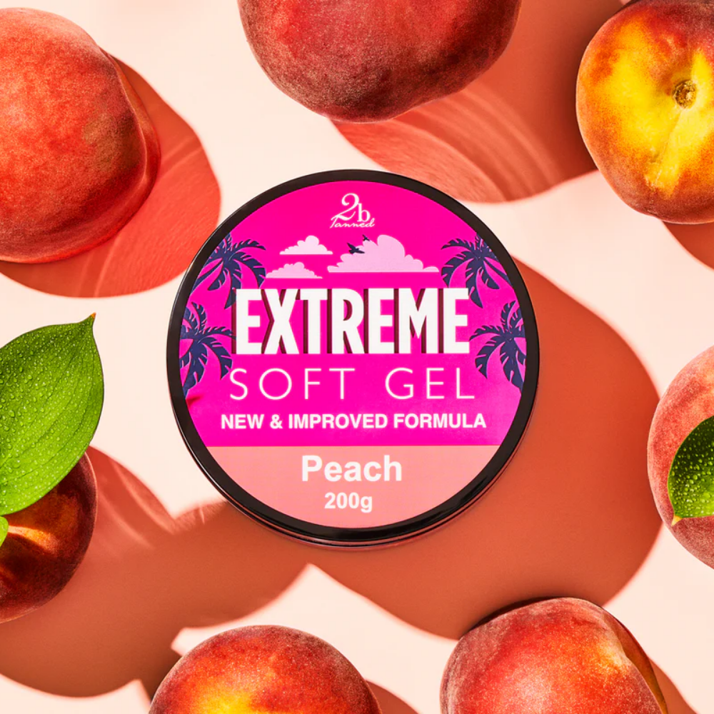 2BTanned Peach Extreme Soft Gel Tanning Accelerator 200g