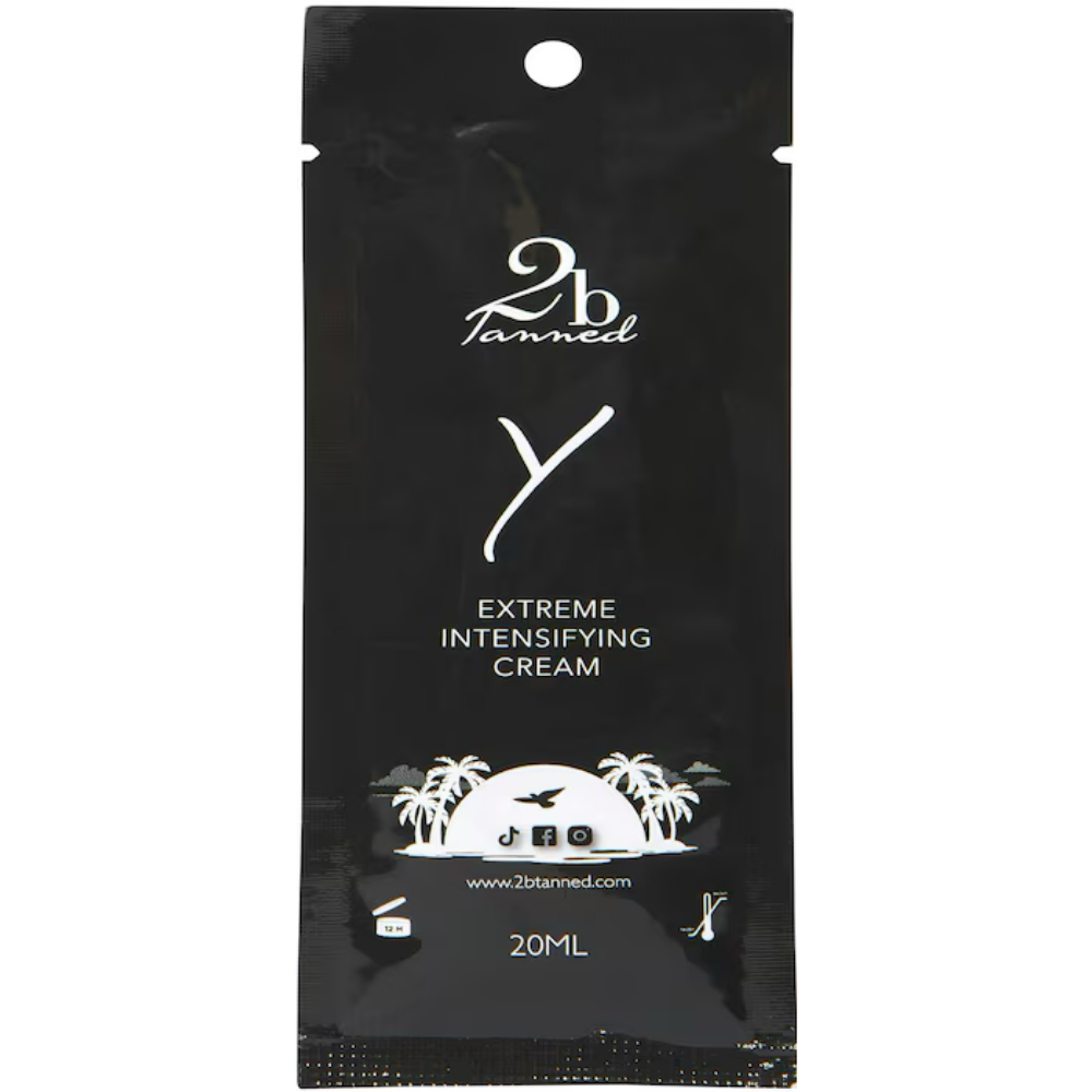 2BTanned Y Extreme Intensifying Cream Tanning Accelerator Sachet 20ml