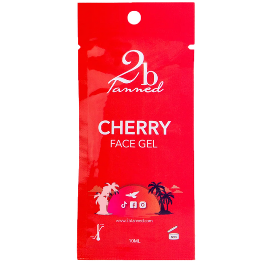 2BTanned Extreme Cherry Face Gel Facial Tanning Accelerator Sachet 10ml