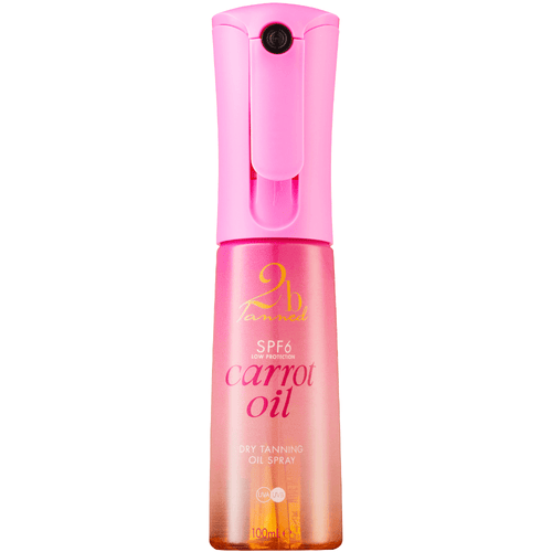 2BTanned Carrot Oil Dry Tanning Oil Flairosol Spray SPF6 100ml