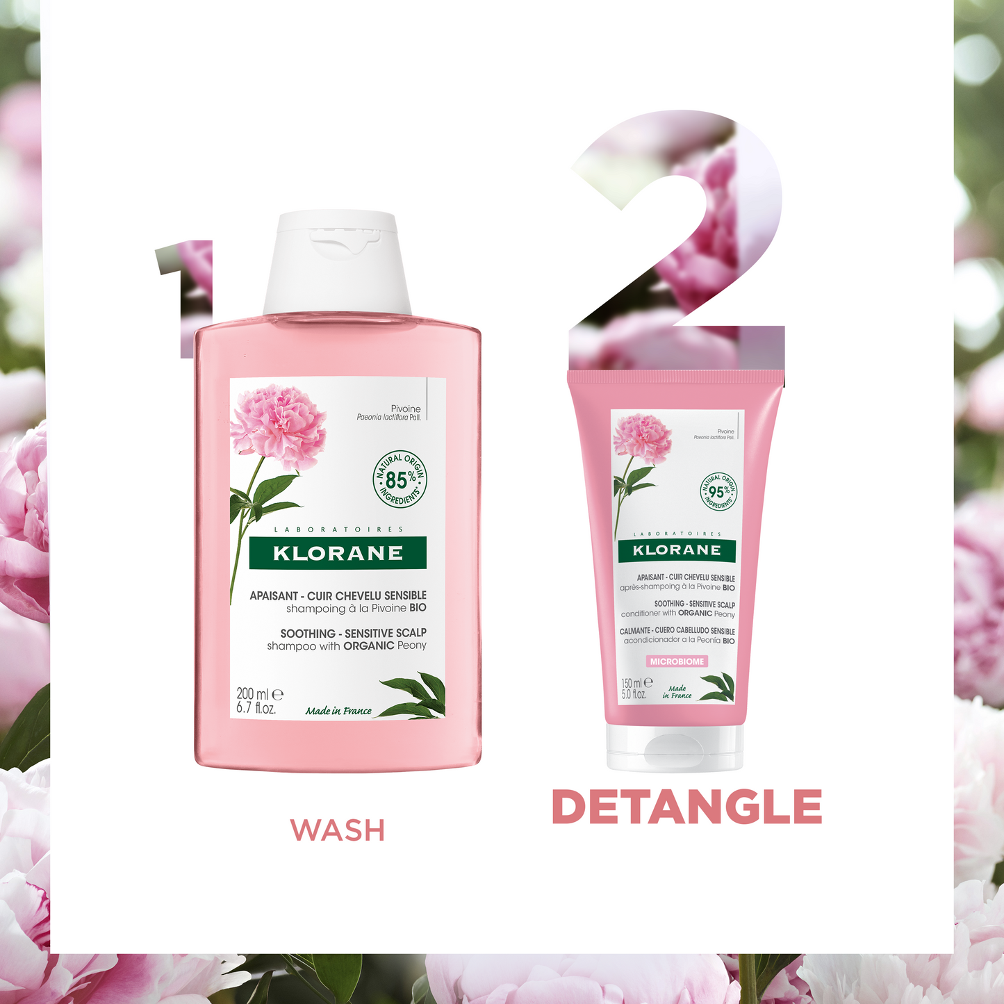 Klorane Soothing Peony Conditioner 150ml