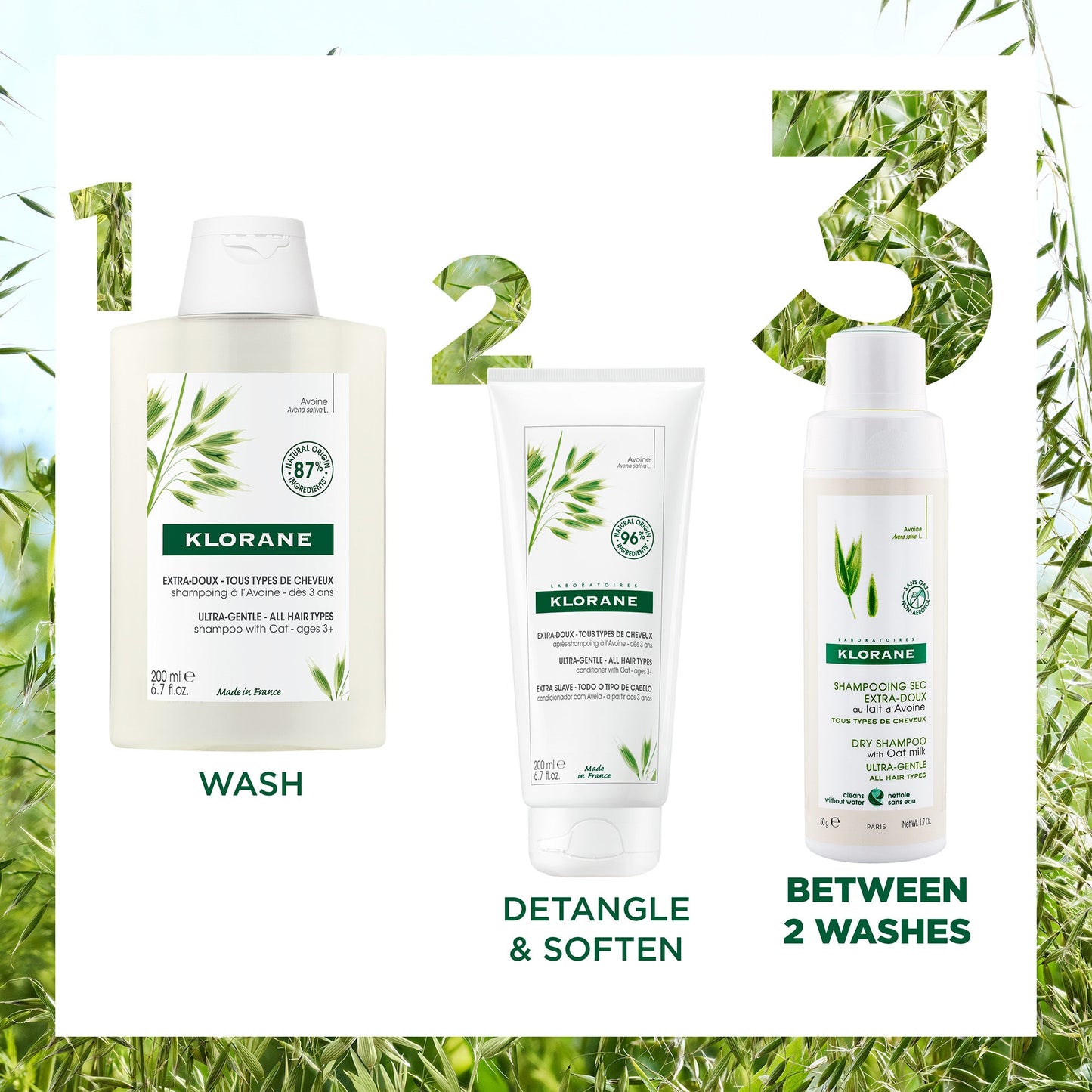 Klorane Eco-Friendly Dry Shampoo 50g