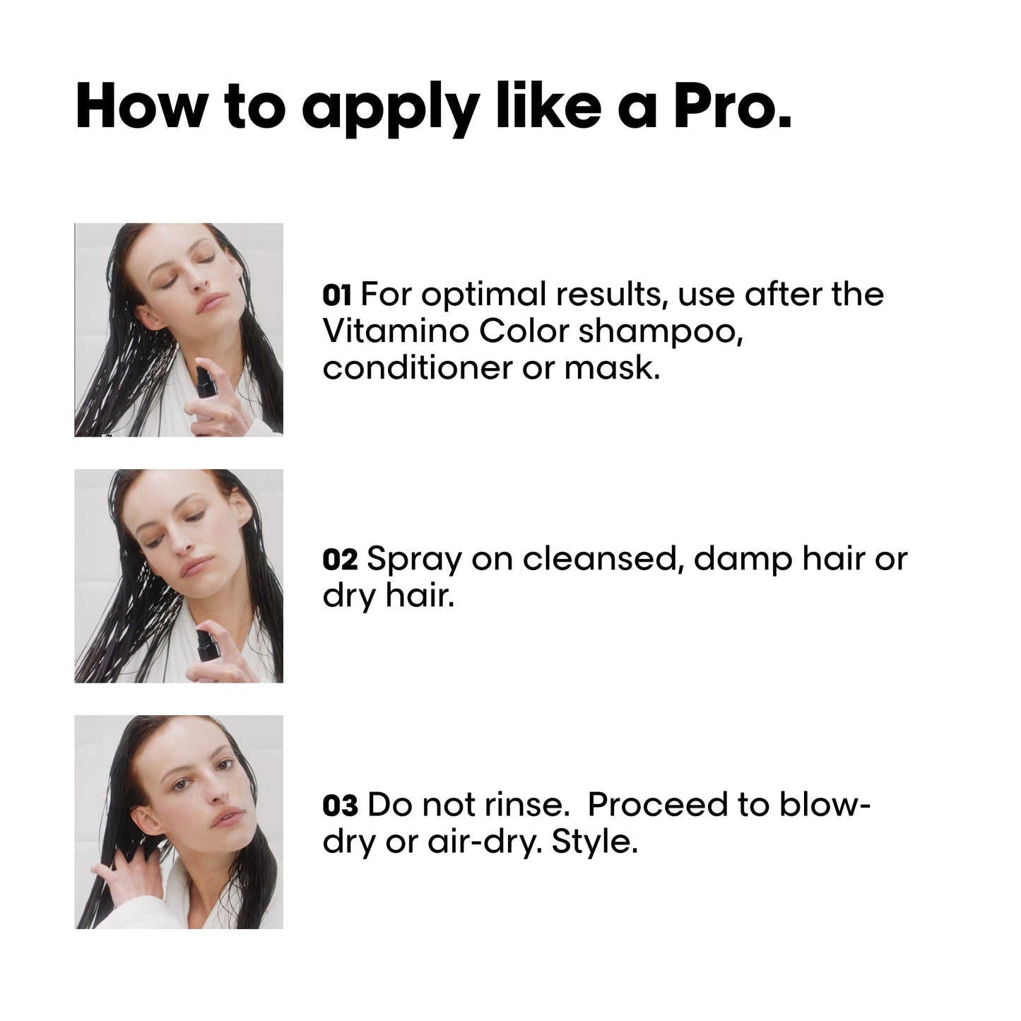 L'Oreal Professionnel Serie Expert Vitamino Colour 10-In-1 Multi-Benefit Resurfacing Leave-In Treatment Milk 190ml