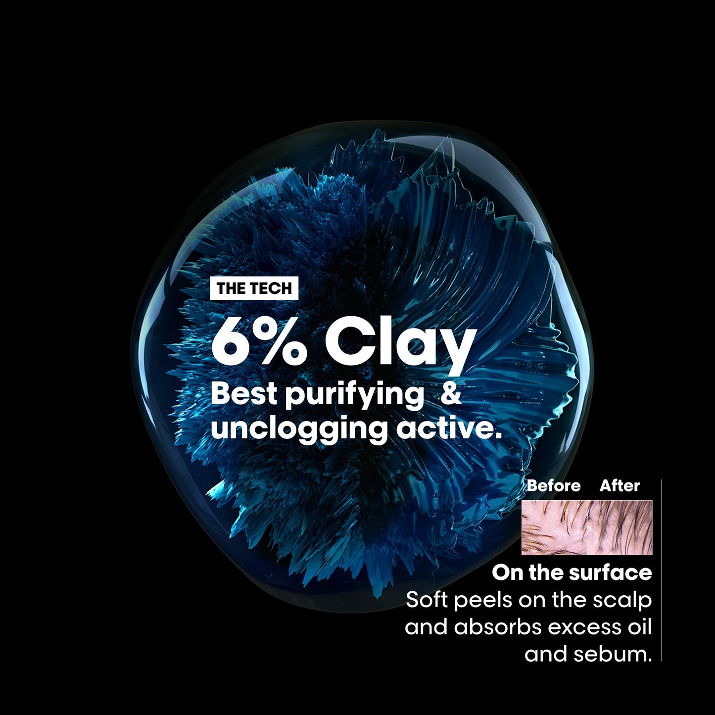 L'Oreal Professionnel Serie Expert Scalp Advanced Anti-Oiliness 2-in-1 Deep Purifier Clay Shampoo & Mask 250ml