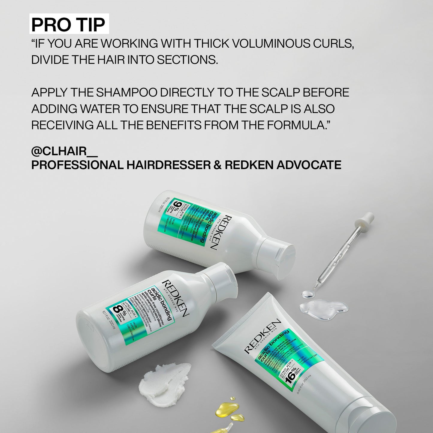 Redken Acidic Bonding Curls Silicone-Free Shampoo 300ml