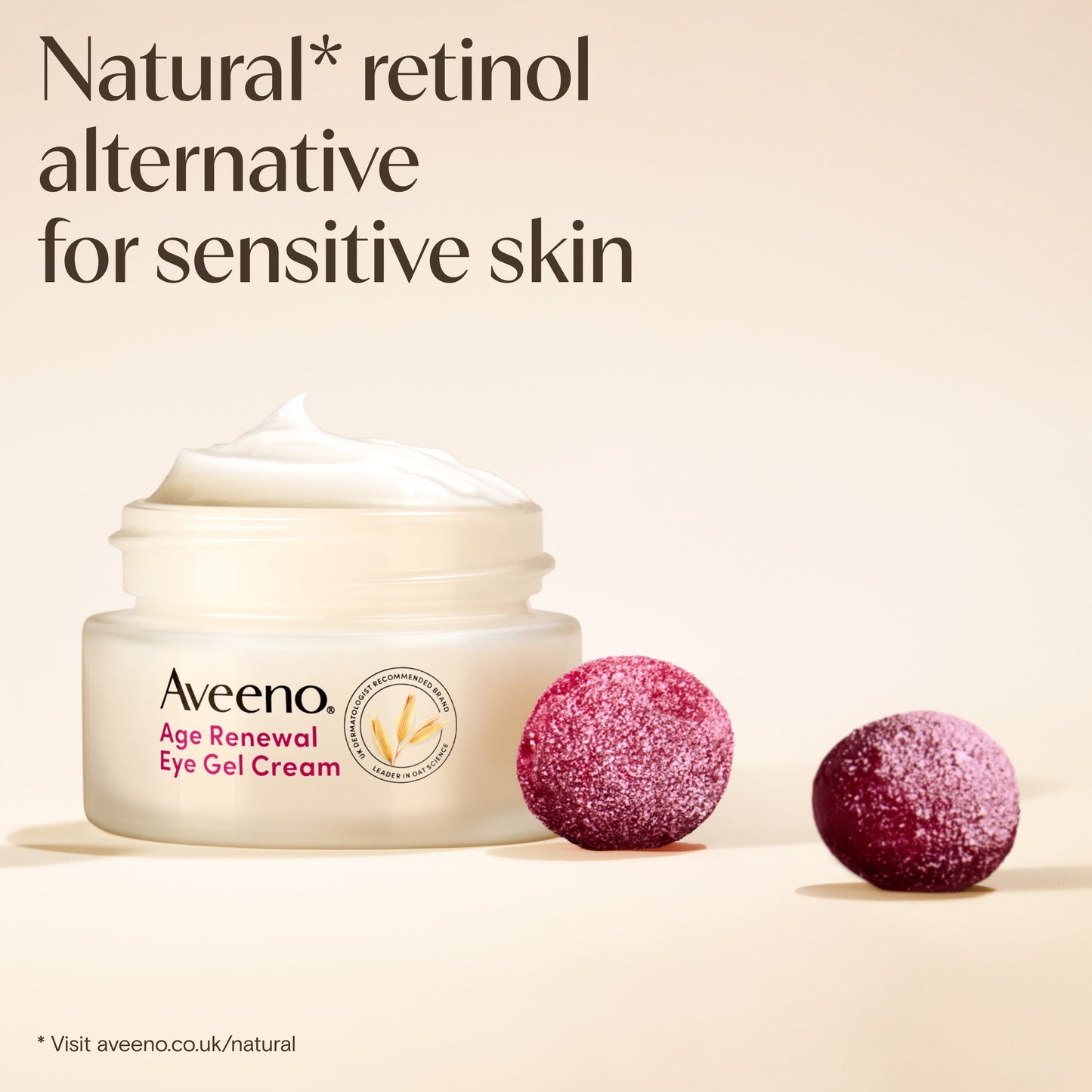 Aveeno Age Renewal Eye Gel Cream Retinol Alternative 15ml