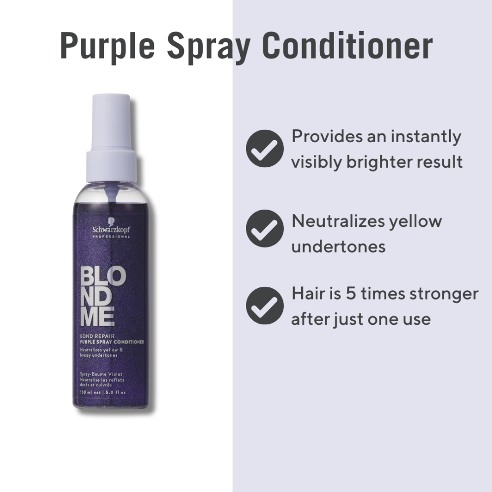 Schwarzkopf Professional BlondMe Cool Blondes Neutralising Spray Conditioner 150ml