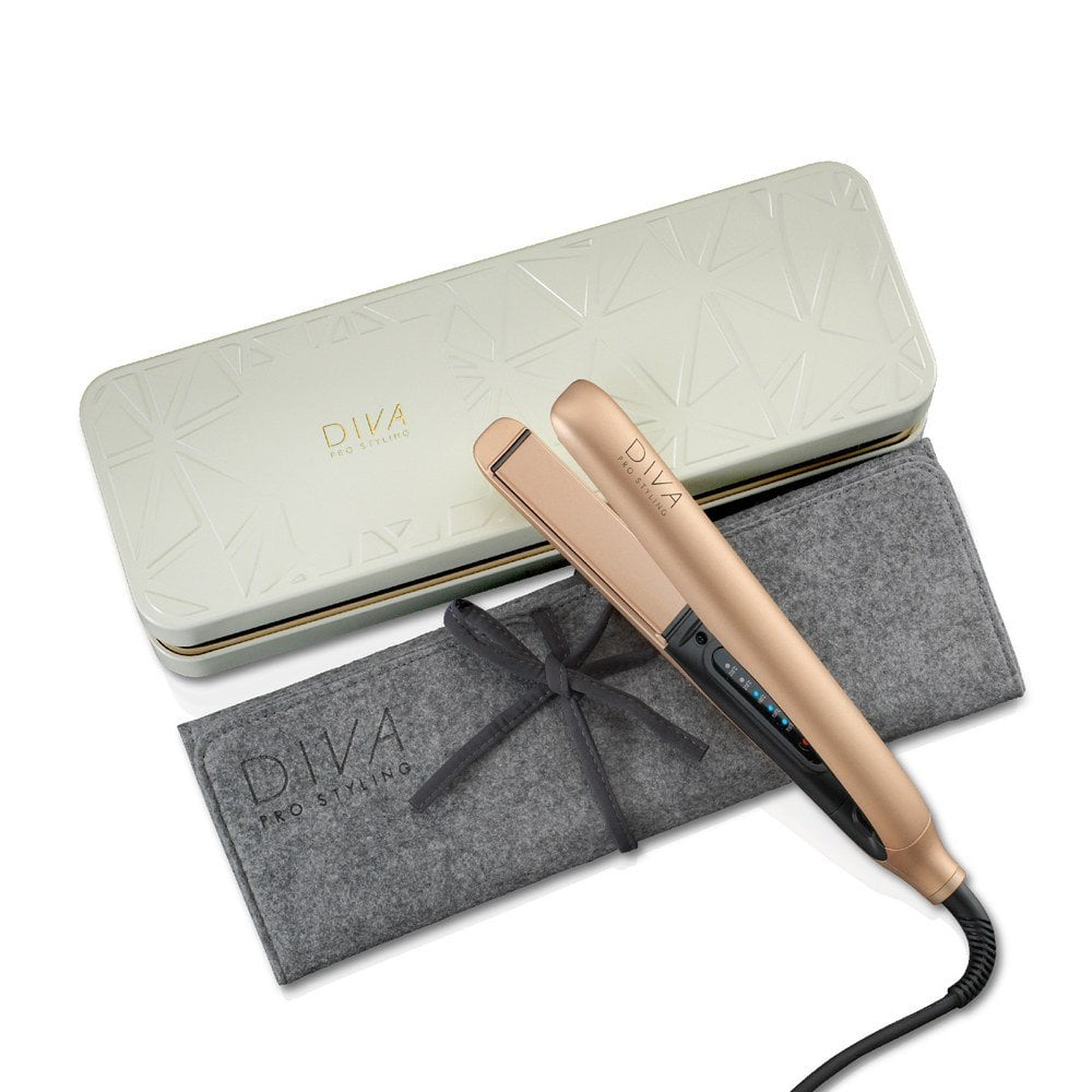 Diva Pro Precious Metals Touch Hair Straightener Rose Gold