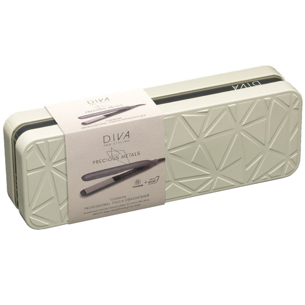 Diva Pro Precious Metals Touch Hair Straightener Titanium