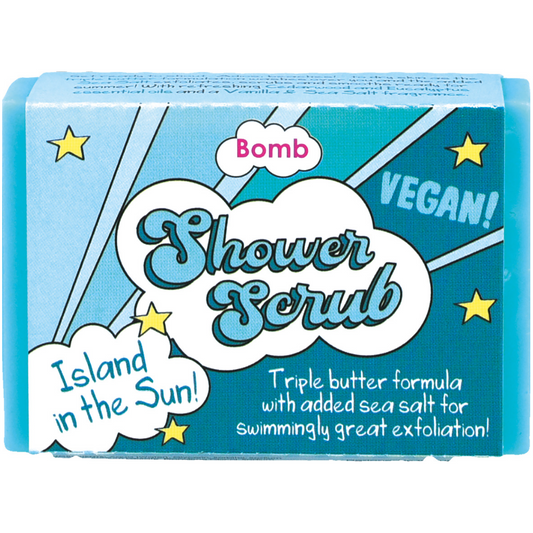 Bomb Cosmetics Island In The Sun Solid Shower Scrub Bar