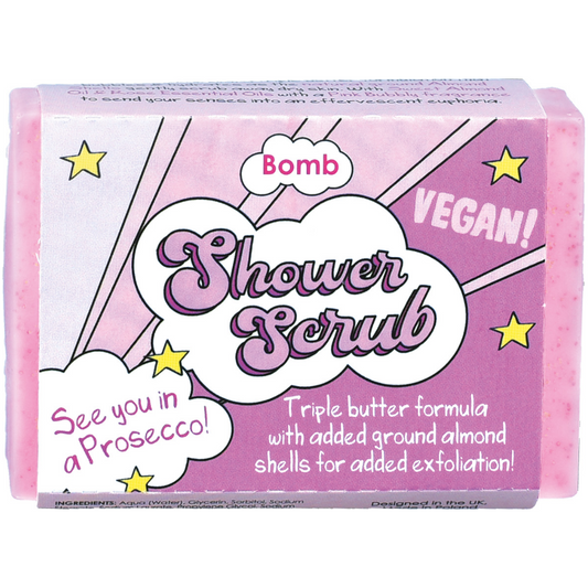 Bomb Cosmetics See You In A Prosecco Solid Shower Scrub Bar