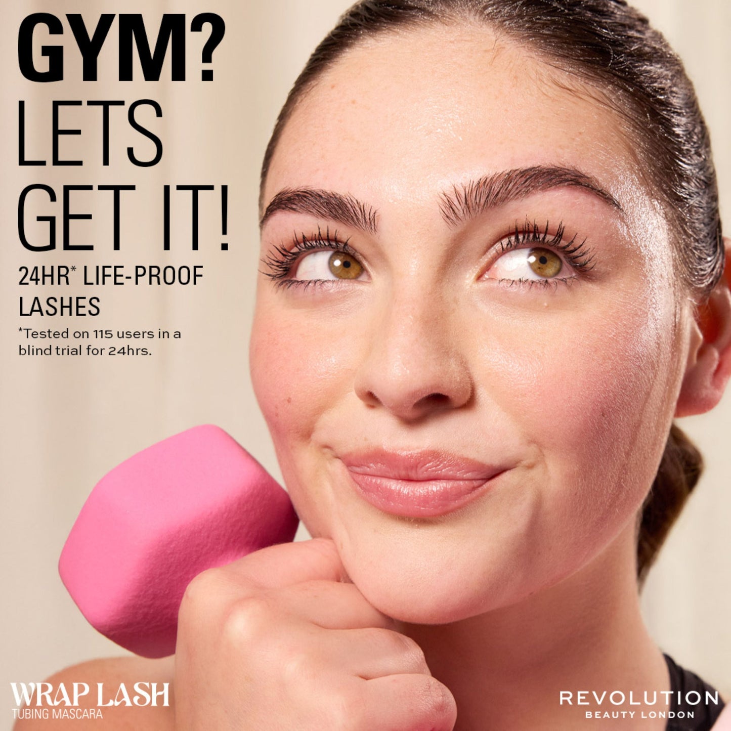 Makeup Revolution Wrap Lash Tubing Mascara Brown 9ml