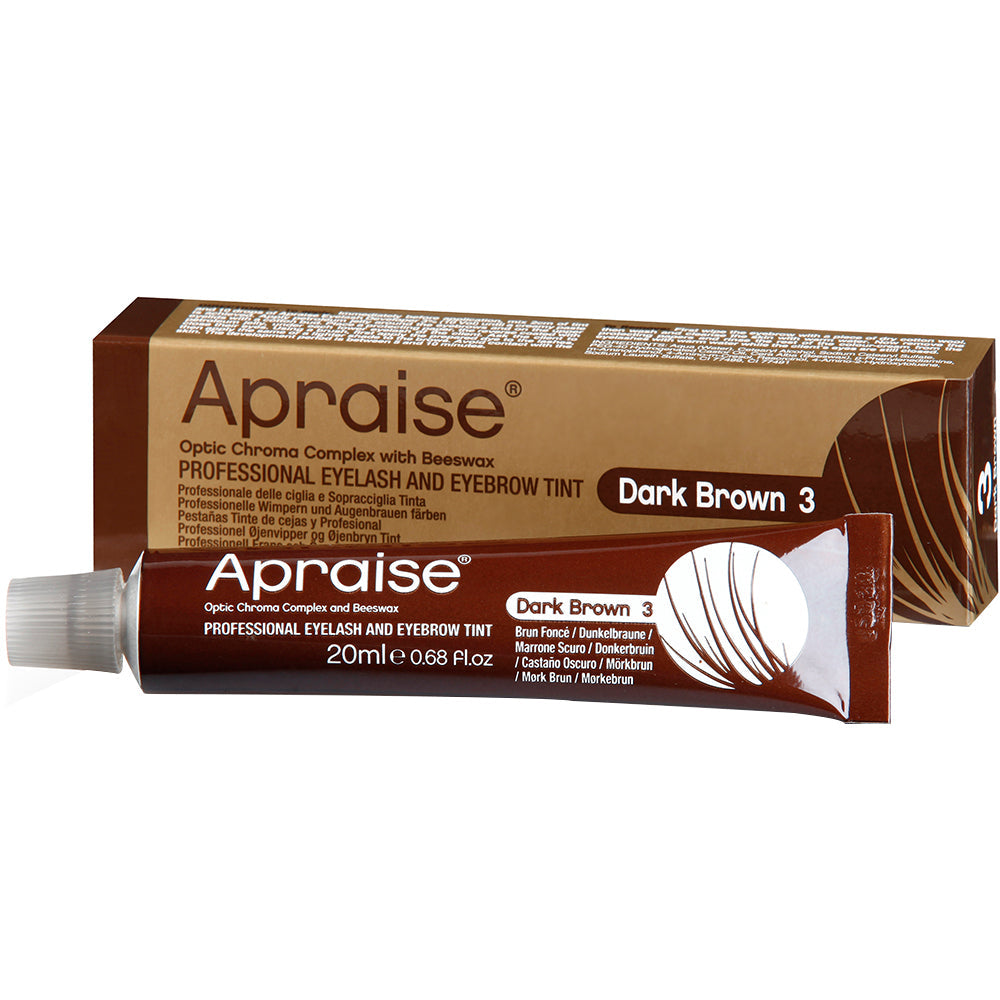 Apraise Professional Eyelash & Eyebrow Tint 3 Dark Brown 20ml