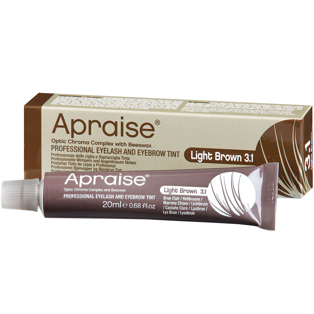 Apraise Professional Eyelash & Eyebrow Tint 3.1 Light Brown 20ml