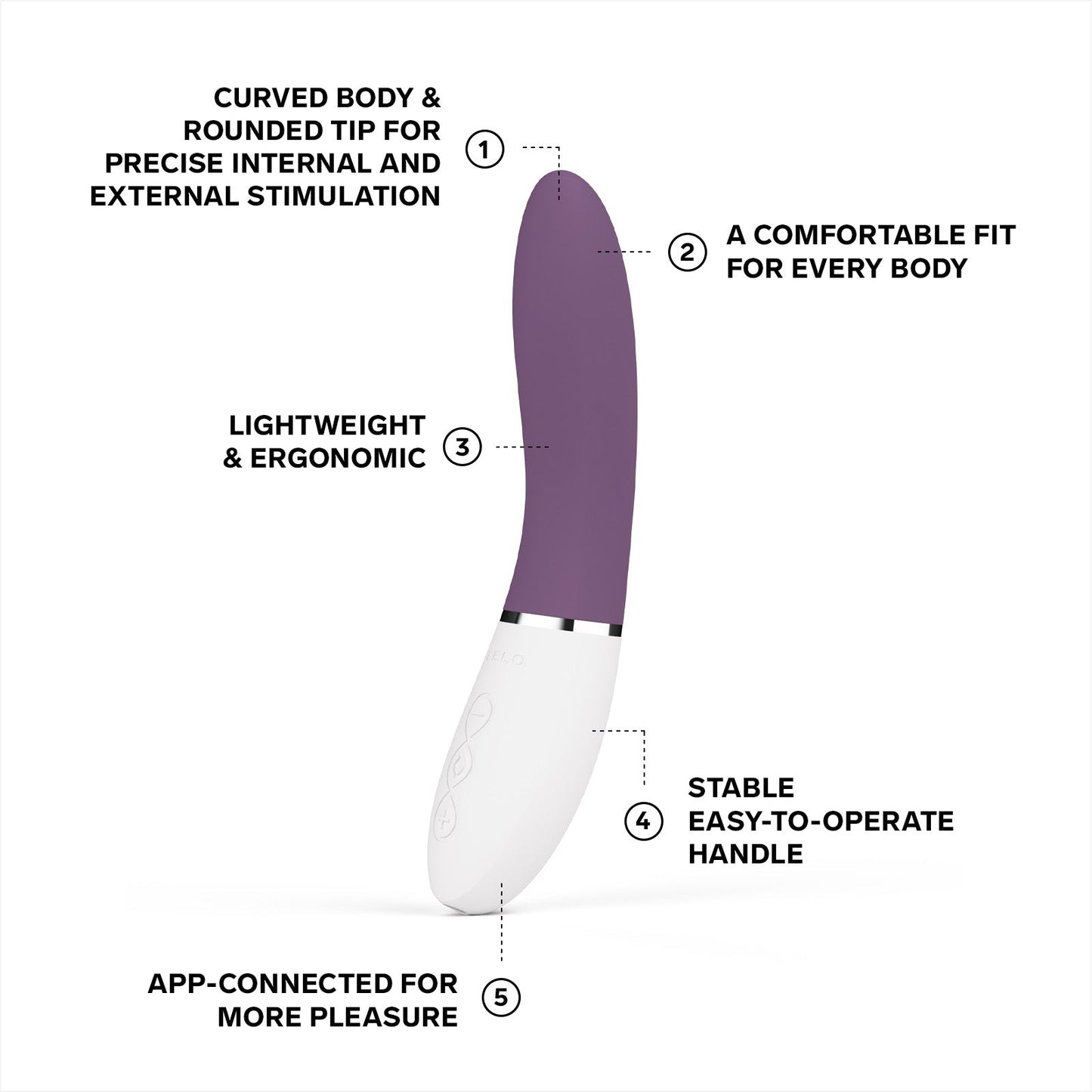 LELO Liv 3 App-Controlled G-Spot Vibrator Plum