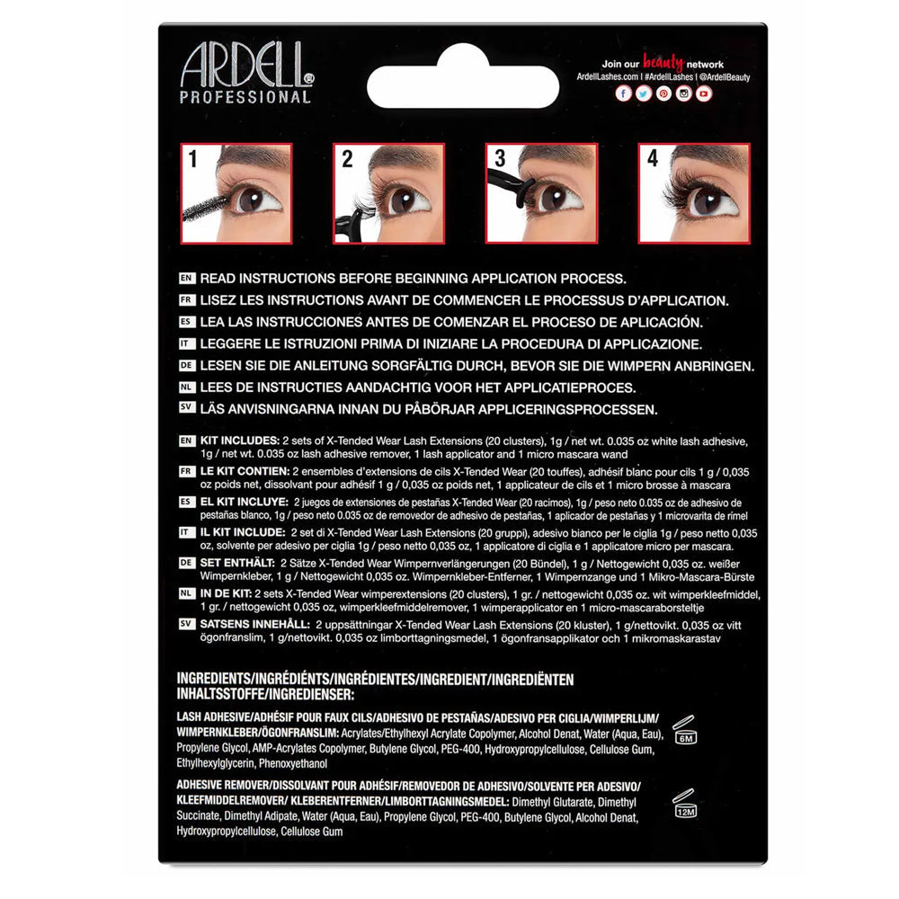 Ardell Professional Demi Wispies X-tended Wear Lash System Kit