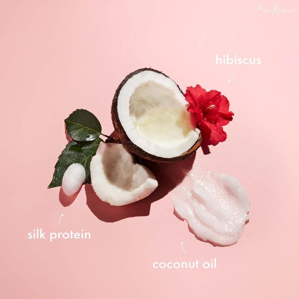 Shea Moisture Coconut & Hibiscus Curl & Shine Conditioner 384ml