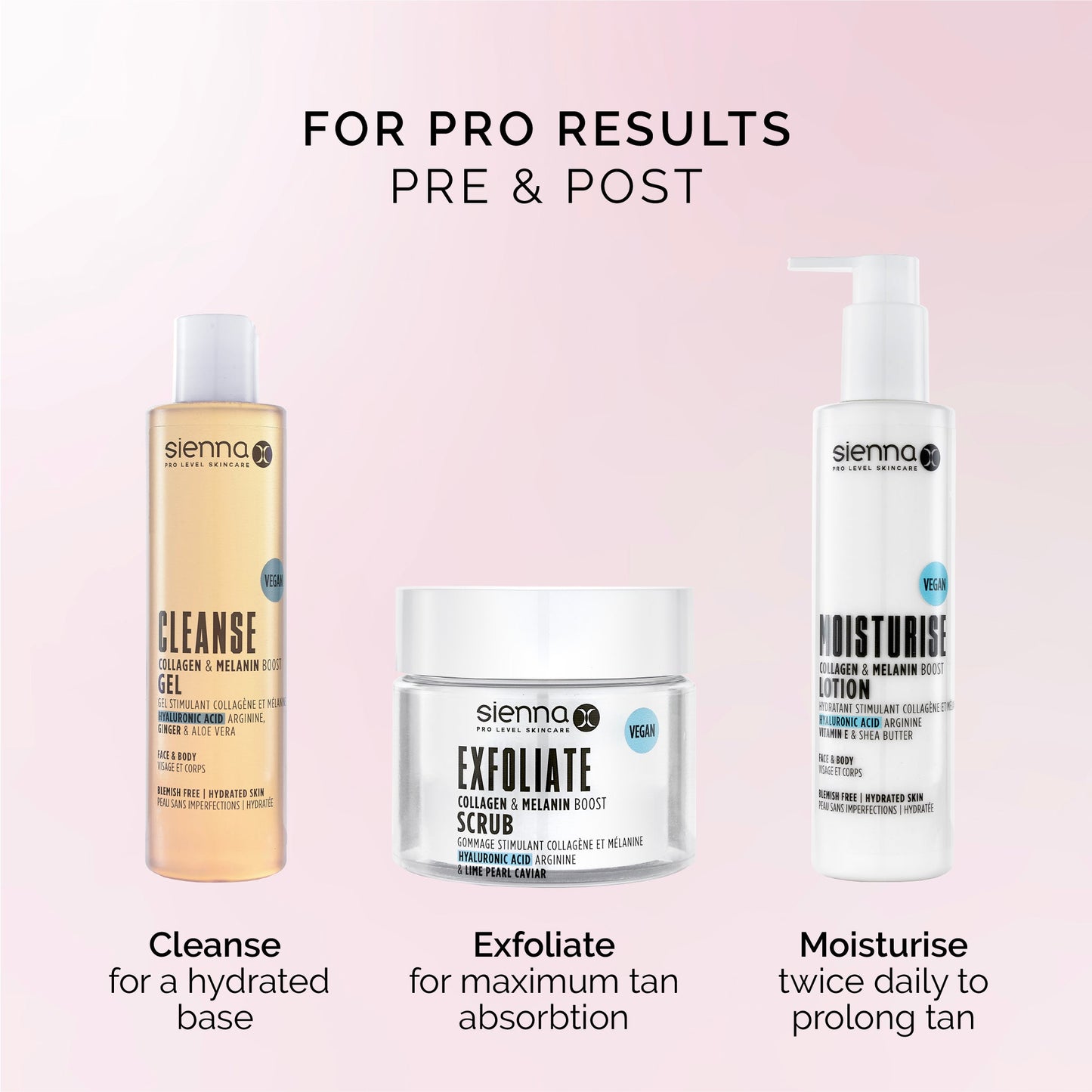 Sienna X Q10 Express Tinted Self Tan Mousse 200ml