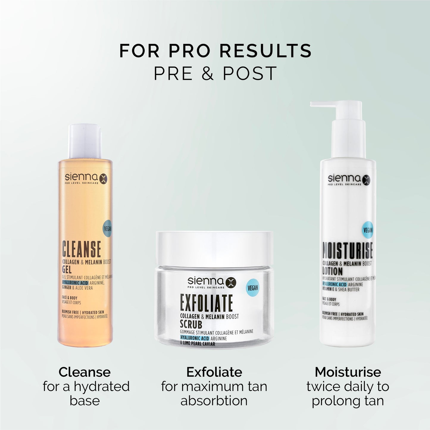 Sienna X Dark Self Tan Clear Water Mousse 190ml