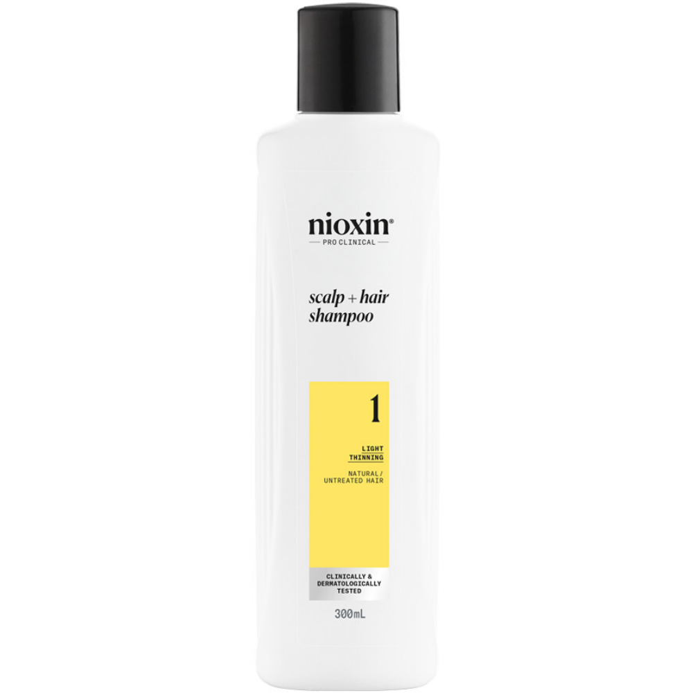 Nioxin System 1 Shampoo & Conditioner Twin for Natural Hair with Light Thinning 2 x 300ml