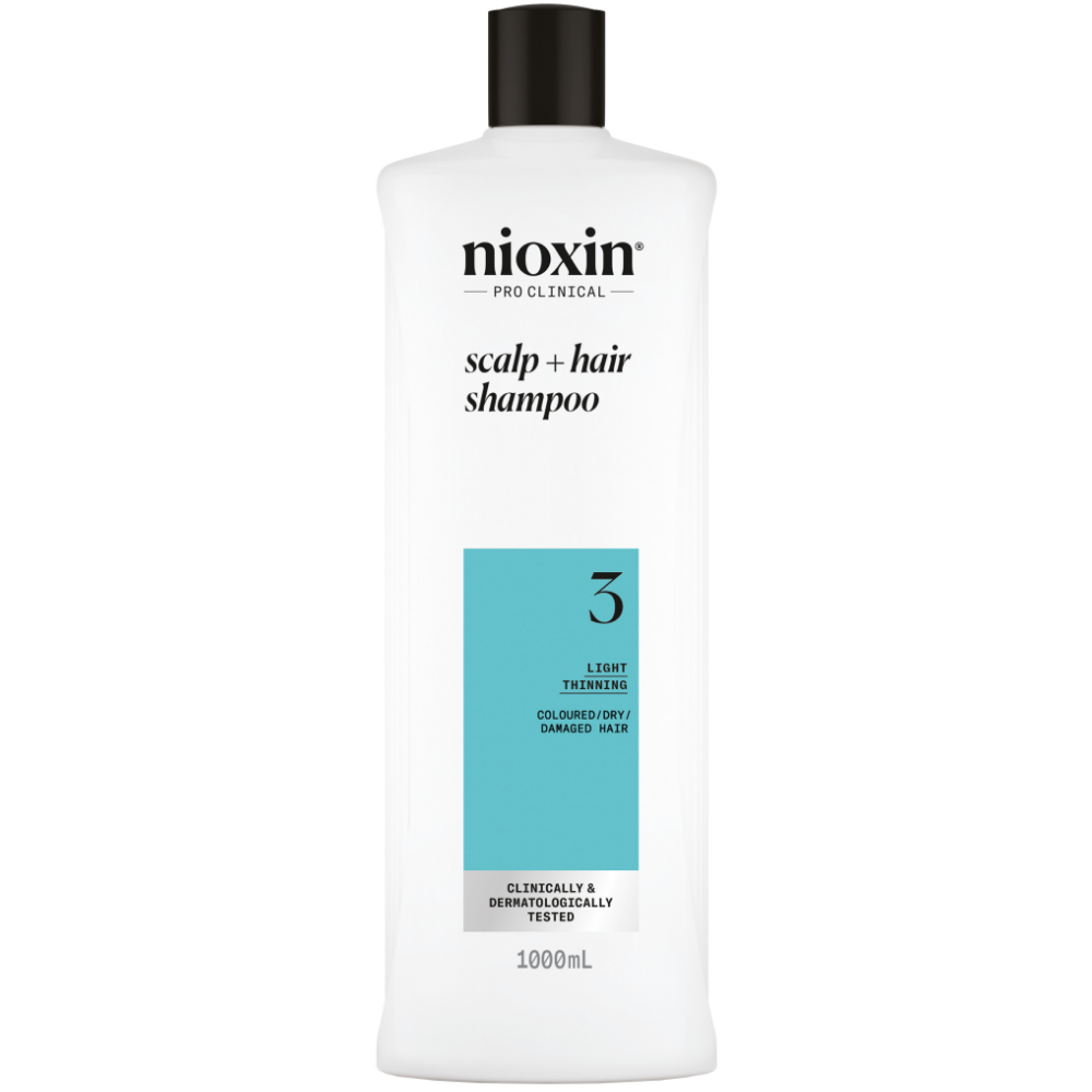 Nioxin System 3 Shampoo & Conditioner Twin for Coloured Hair with Light Thinning 2 x 1000ml