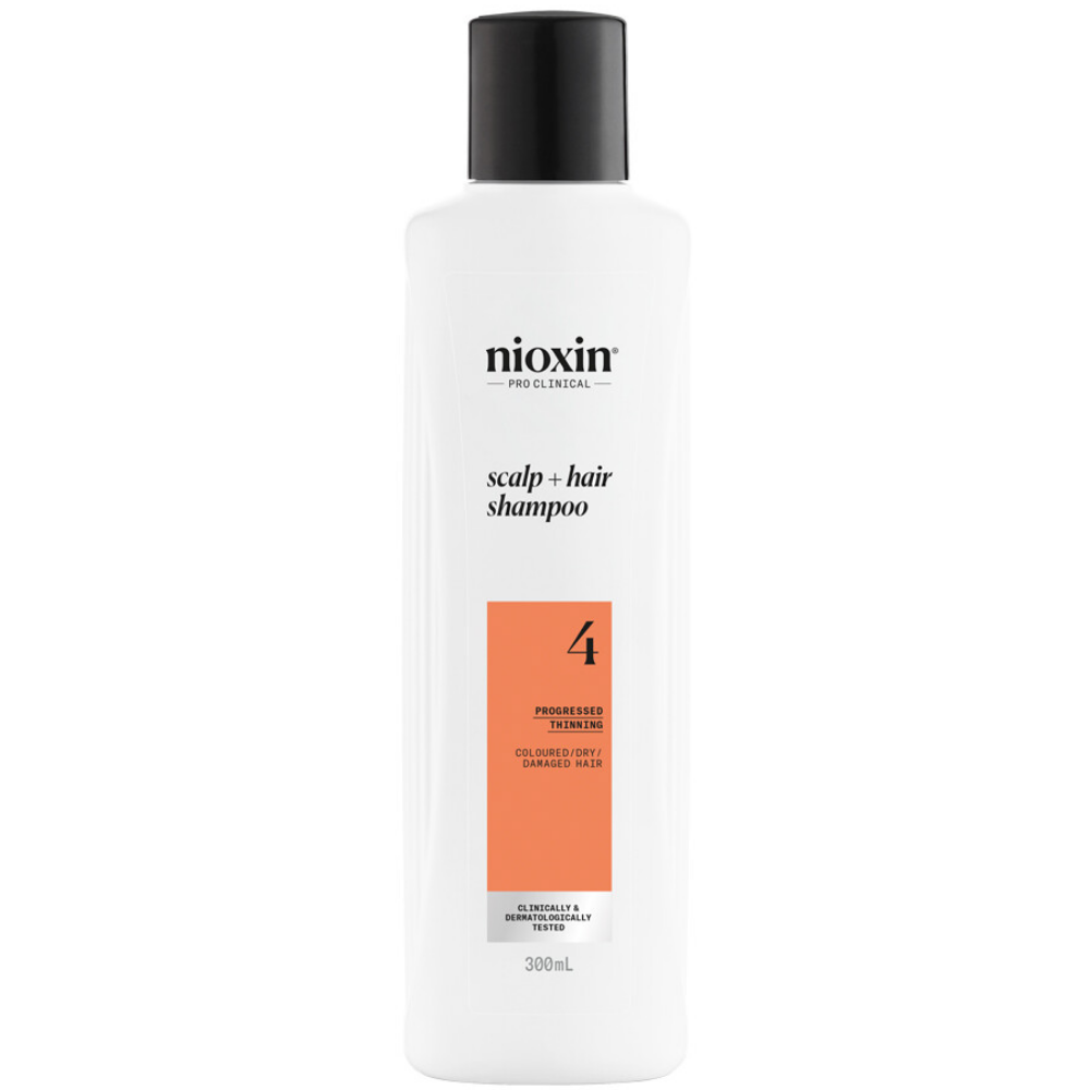 Nioxin System 4 Shampoo & Conditioner Twin for Coloured Treated Hair with Progressed Thinning 2 x 300ml