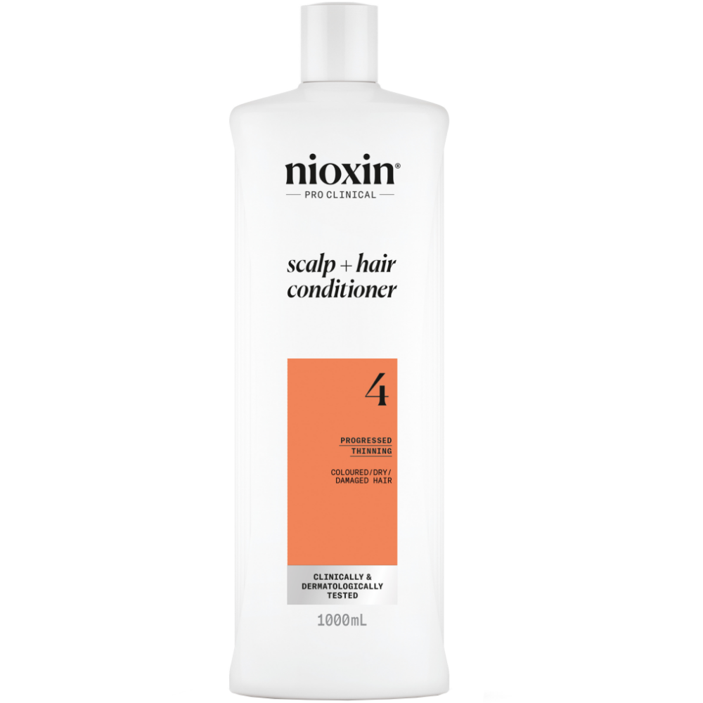 Nioxin System 4 Shampoo & Conditioner Twin for Coloured Treated Hair with Progressed Thinning 2 x 1000ml