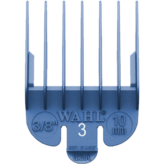 Wahl Professional No 3 Grade Comb Attachment 10mm Blue