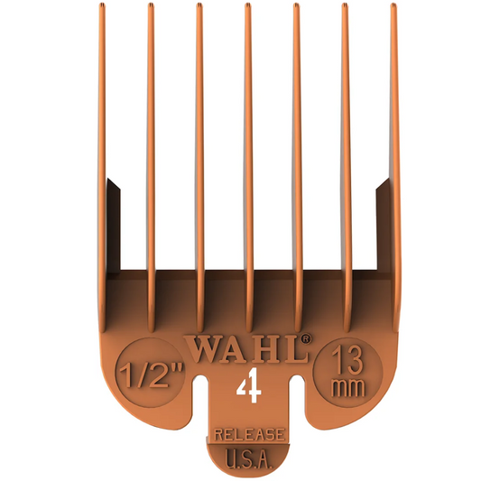 Wahl Professional No 4 Grade Comb Attachment 13mm Salmon
