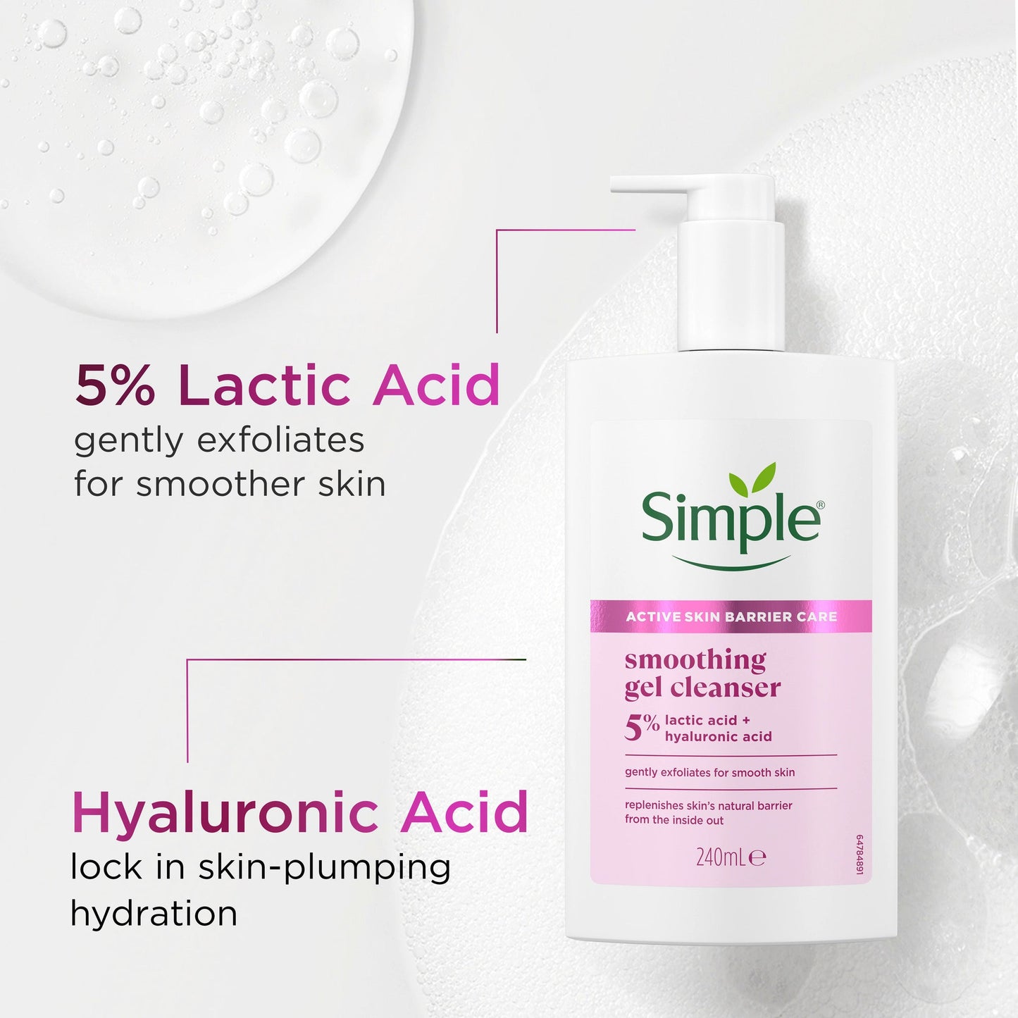 Simple Smoothing Gel Cleanser 230ml