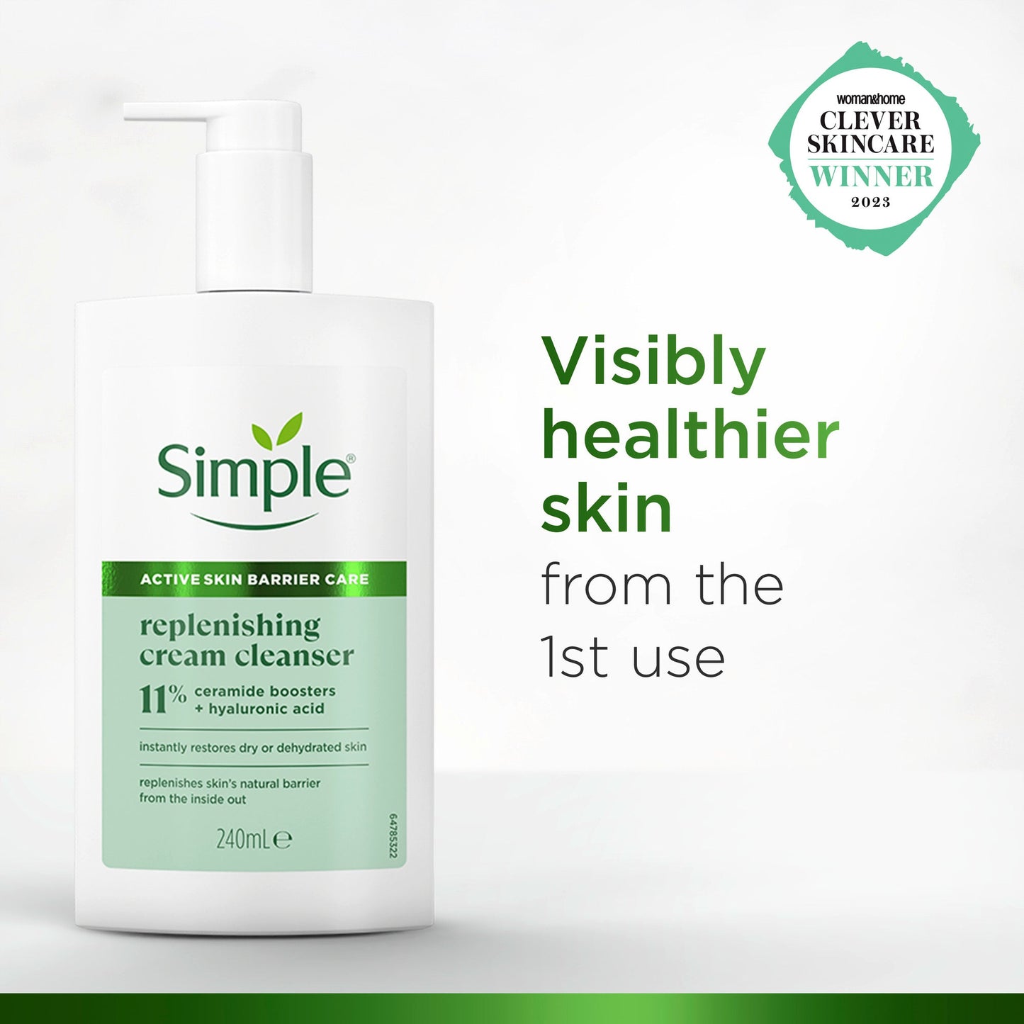 Simple Replenishing Cream Cleanser 240ml