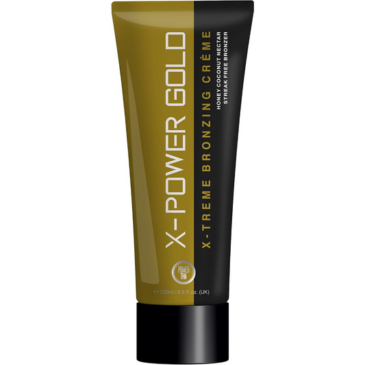 Power Tan X-Power Gold X-Treme Bronzing Creme Tanning Accelerator 250ml
