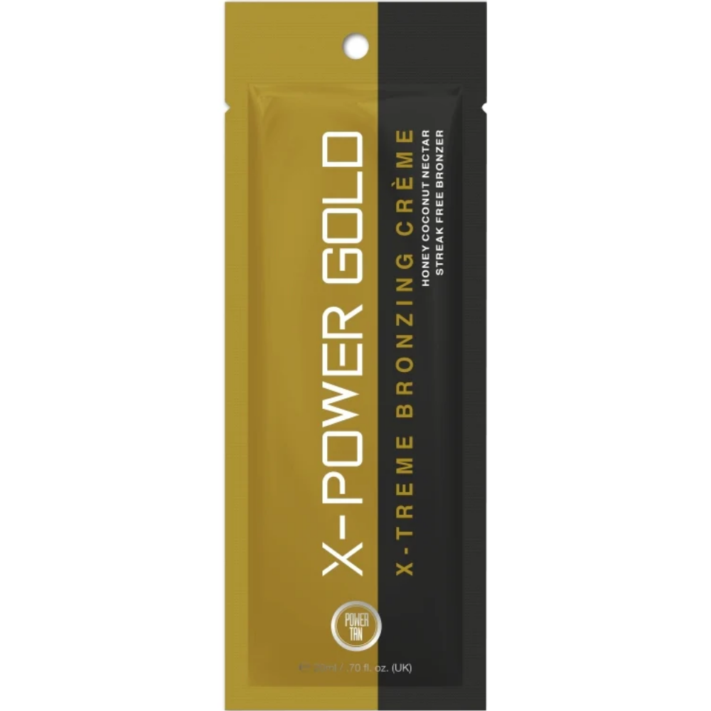 Power Tan X-Power Gold X-Treme Bronzing Creme Tanning Accelerator Sachet 20ml