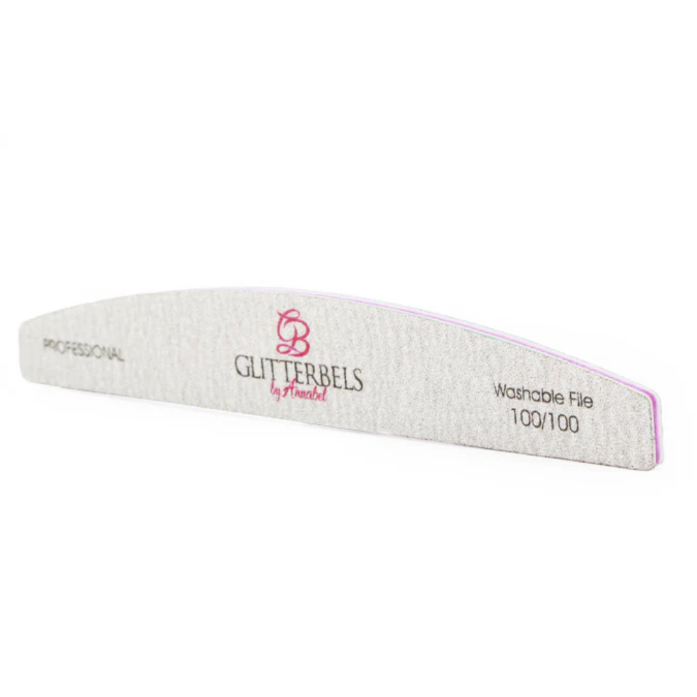 Glitterbels Nail File 100/100 Grit Pack of 10