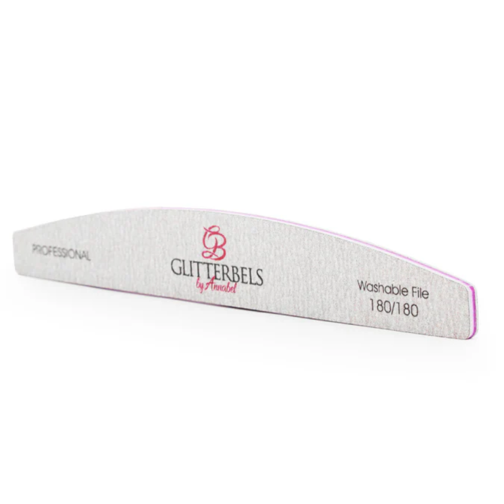 Glitterbels Nail File 180/180 Grit Pack of 10