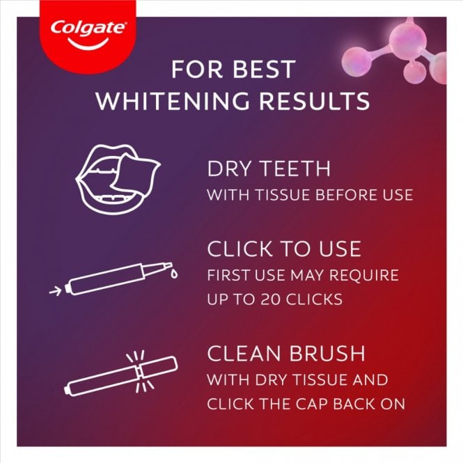 Colgate Optic White Overnight Whitening Pen Duo 2 x 2.35ml