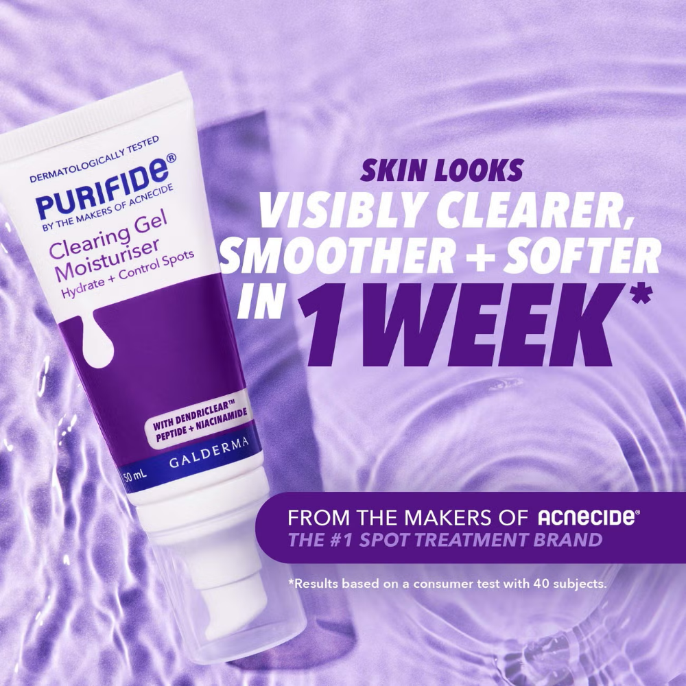 Acnecide + Purifide Spot Clearing Gel Moisturiser 50ml