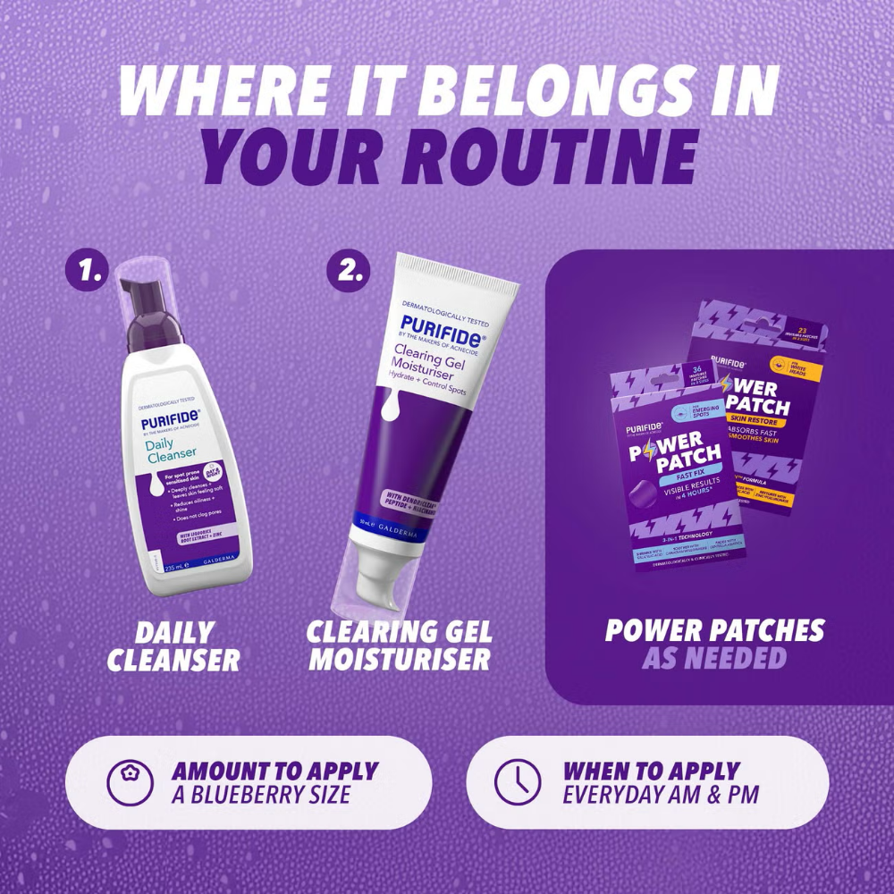 Acnecide + Purifide Spot Clearing Gel Moisturiser 50ml