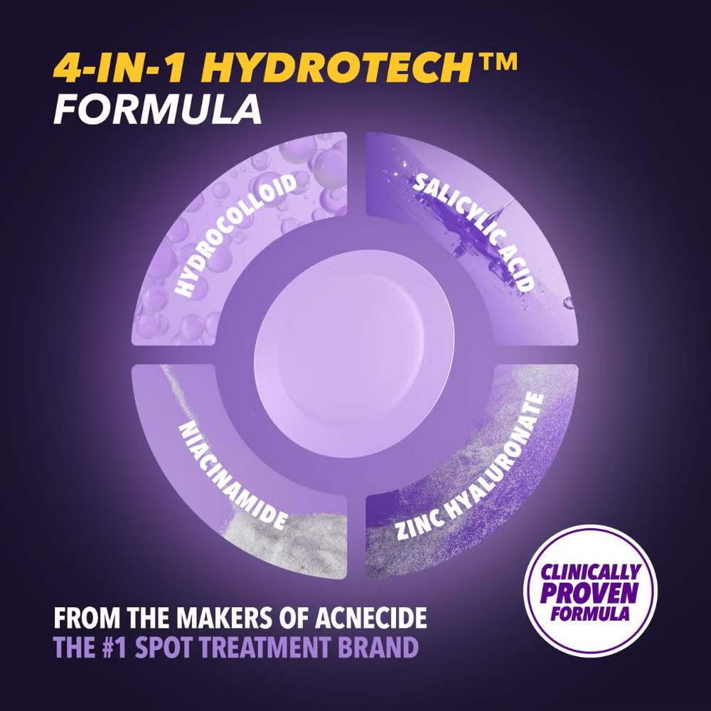 Acnecide + Purifide Power Patch Skin Restore Hydrocolloid Pimple Patches x23