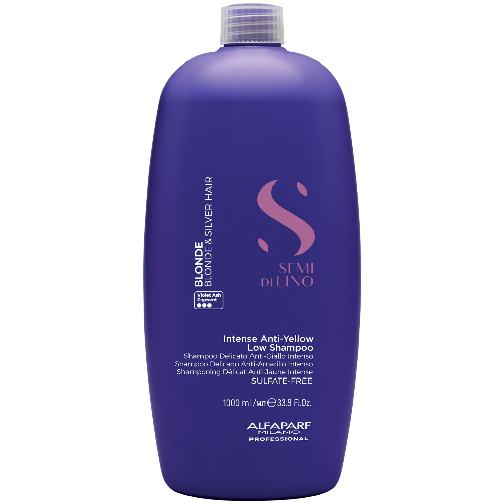 Alfaparf Milano Semi Di Lino Blonde Anti-Yellow Low Shampoo 1000ml
